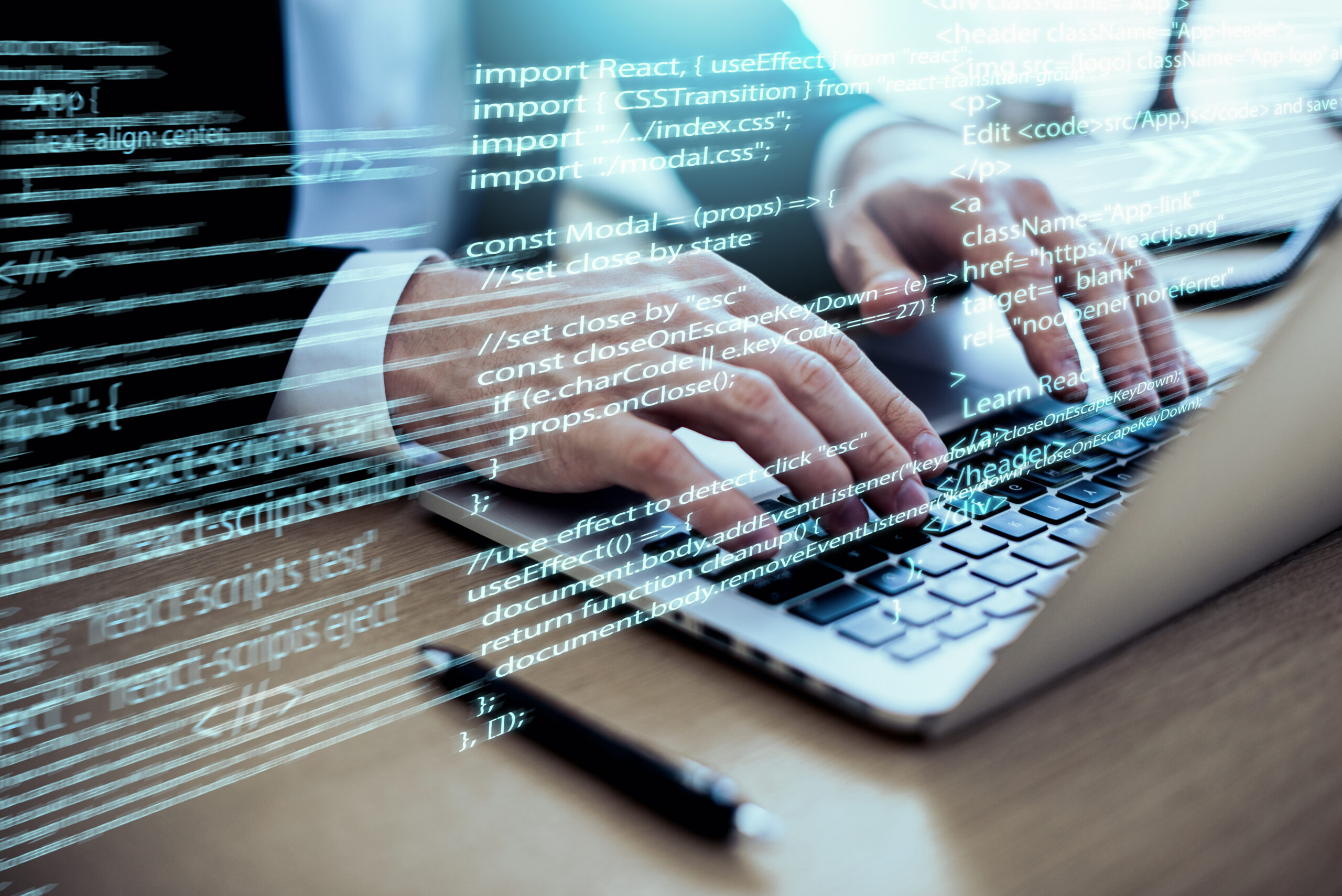 programming background with person working with codes computer (2)